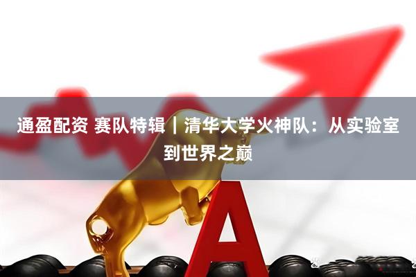 通盈配资 赛队特辑｜清华大学火神队：从实验室到世界之巅
