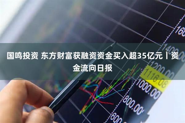 国鸣投资 东方财富获融资资金买入超35亿元丨资金流向日报